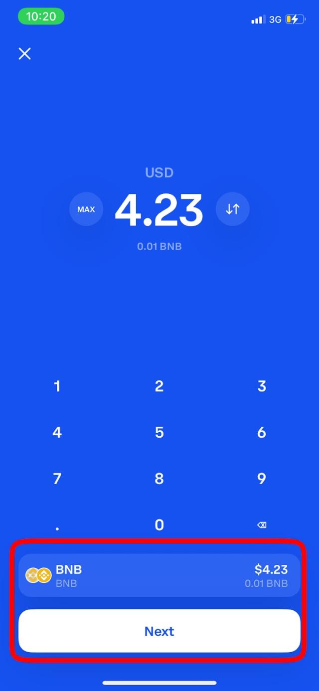 Génération d'une adresse de portefeuille dans Coinbase Wallet