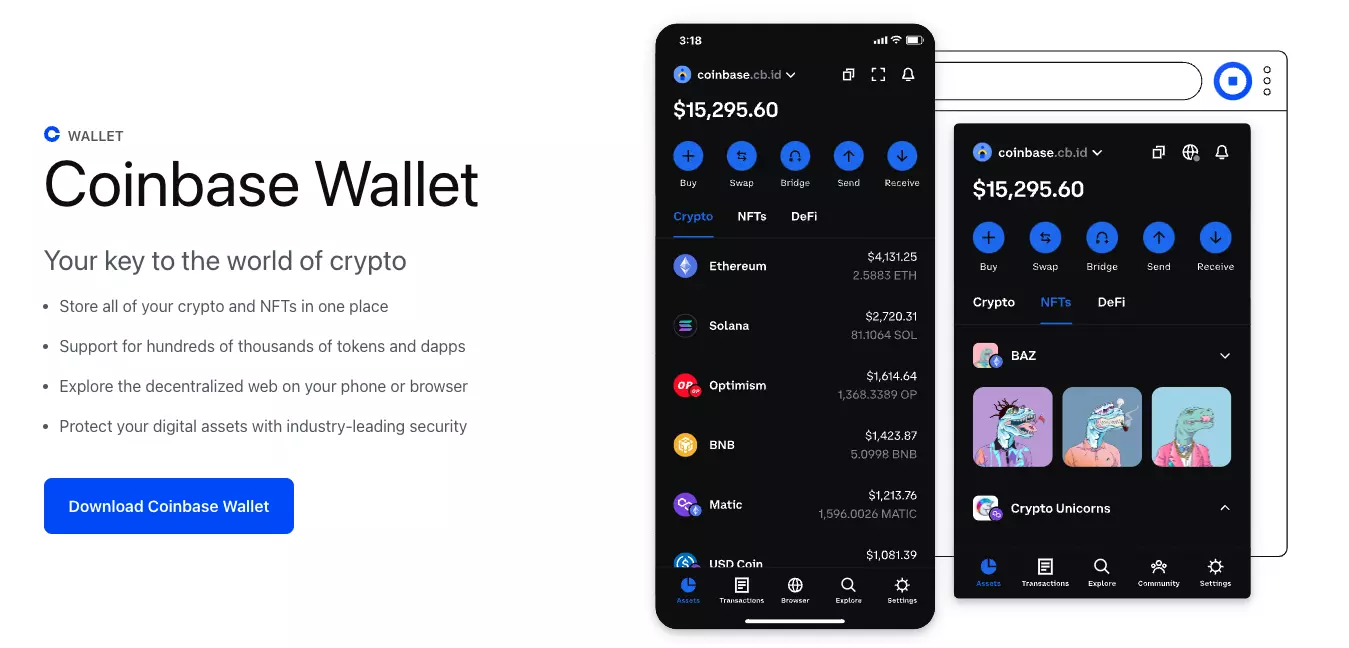 Avantages d'utiliser Coinbase Wallet