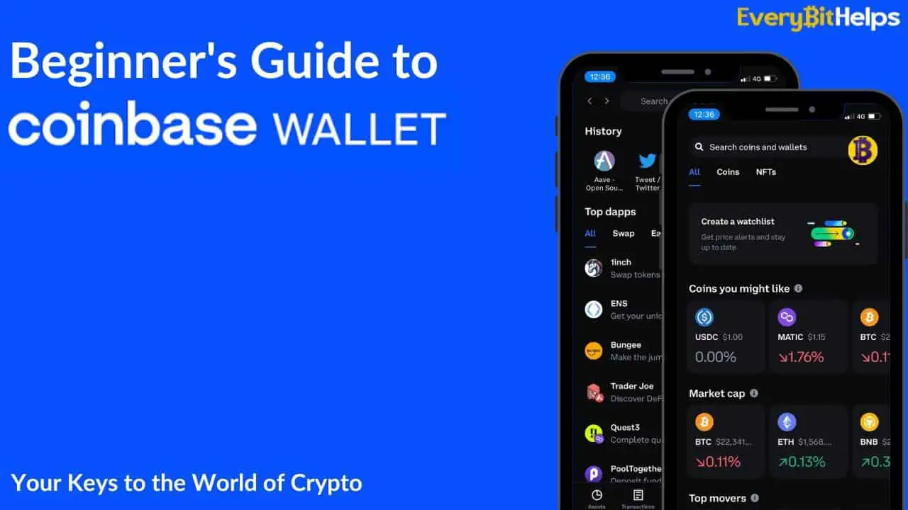 Coinbase Wallet: Cryptomonnaies prises en charge