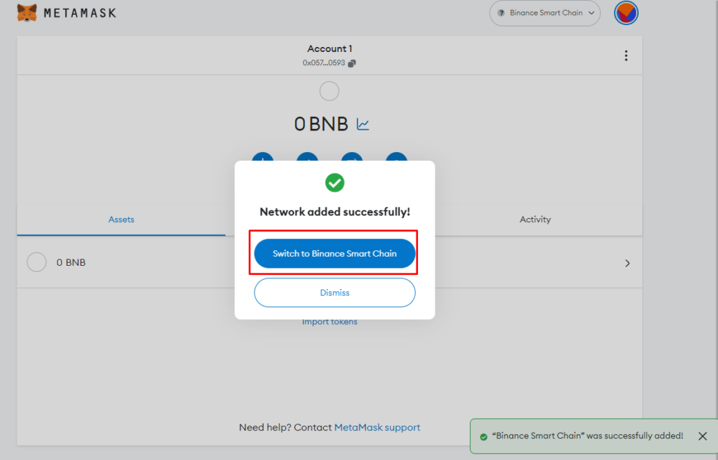 Puis-je acheter du BNB avec une monnaie fiduciaire sur MetaMask ?